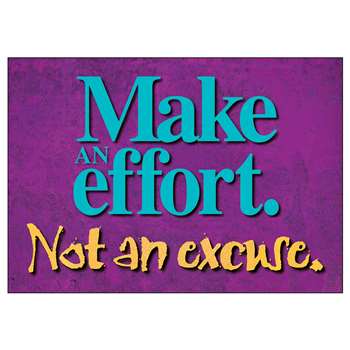 Poster Make An Effort 13 X 19 Large By Trend Enterprises