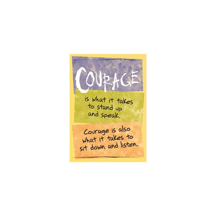 Poster Courage Is What It Takes By Trend Enterprises