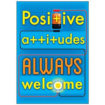 Positive Attitudes Always Poster, T-A67051