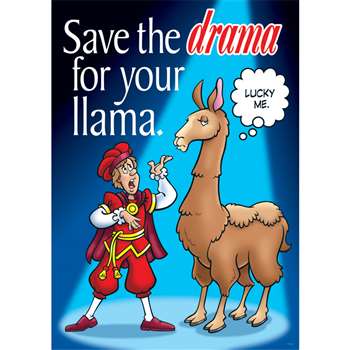 Save The Drama For Your Large Posters By Trend Enterprises