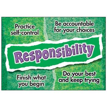 Responsibility Poster By Trend Enterprises