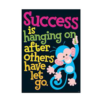 Success Is Hanging On After Others Have Let Go Argus Large Poster By Trend Enterprises