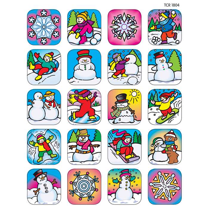 Stickers Winter By Teacher Created Resources