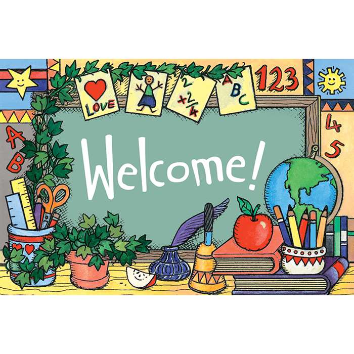 School Tools Welcome 30Pk Postcards By Teacher Created Resources