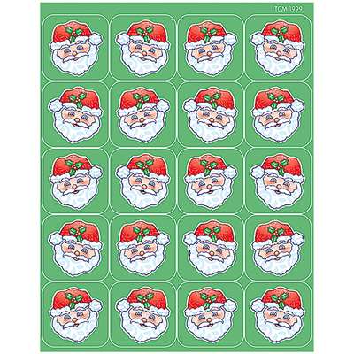 Santa Stickers By Teacher Created Resources