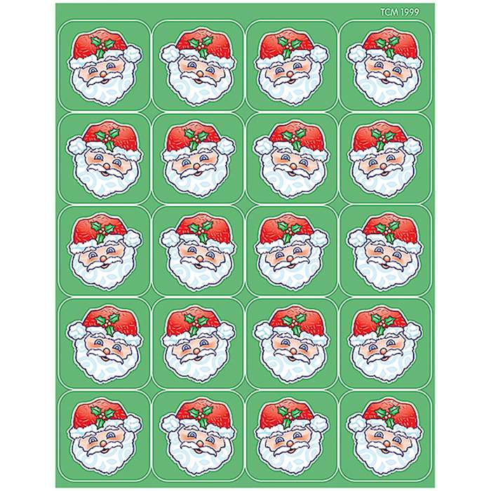 Santa Stickers By Teacher Created Resources