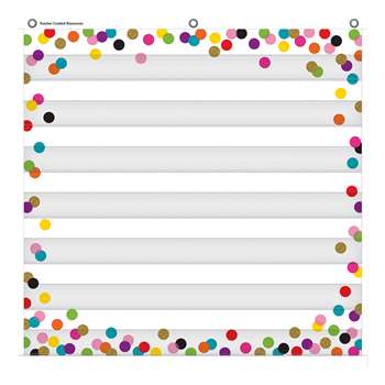 Confetti 7 Pocket Chart 28x28, TCR20327