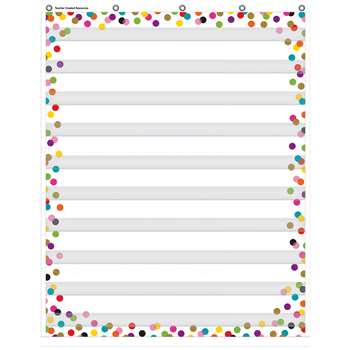 Confetti 10 Pocket Chart 34x44, TCR20328