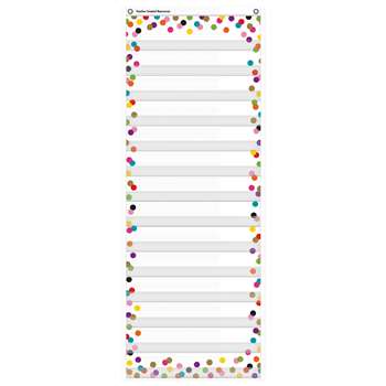 Confetti Daily Schedule Pocket Chrt 14 Pocket, TCR20330