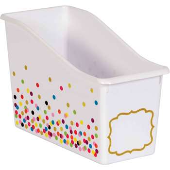 Confetti Plastic Book Bin, TCR20335