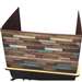 Reclaimed Wood Privacy Screen - TCR20346