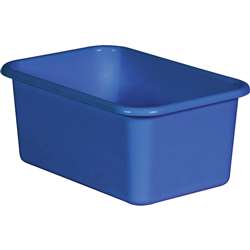 BLUE SMALL PLASTIC STORAGE BIN - TCR20393