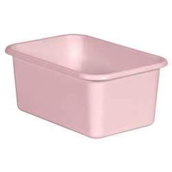 BLUSH SMALL PLASTIC STORAGE BIN - TCR20398