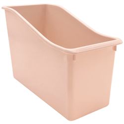 BLUSH PLASTIC BOOK BIN - TCR20460