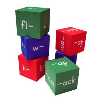 Foam Word Families Cubes By Teacher Created Resources