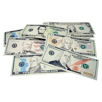 Play Money Assorted Bills By Teacher Created Resources