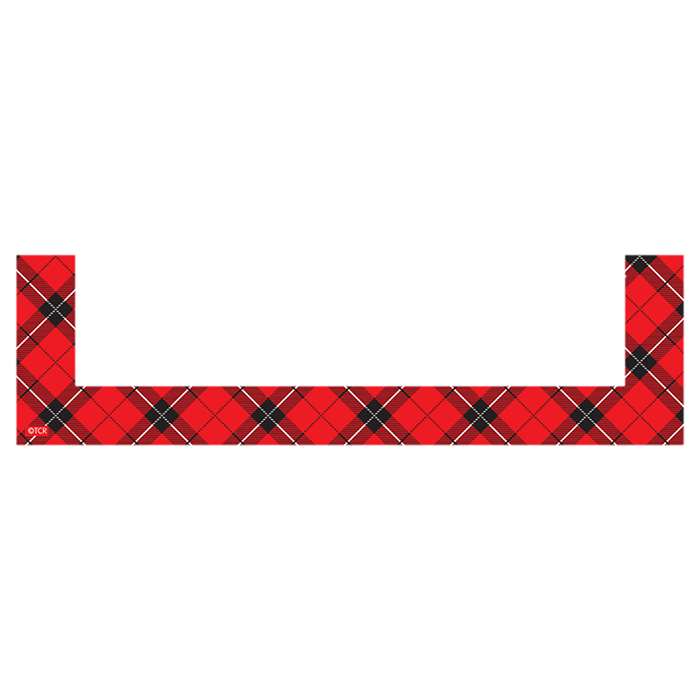 Red Plaid Magnetic Pockets Small, TCR20732