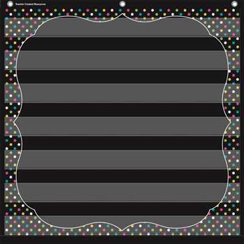 Chalkboard Brights 7 Pocket Chart, TCR20742