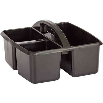 Black Plastic Storage Caddy, TCR20902