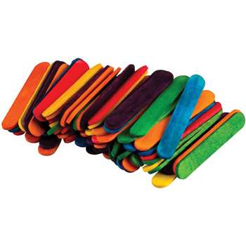 Multicolor Mini Craft Sticks 100 Ct Stem Basics, TCR20923