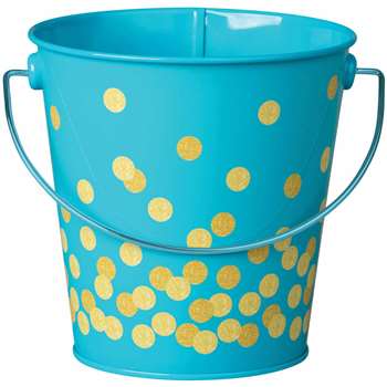 Teal Confetti Bucket, TCR20973