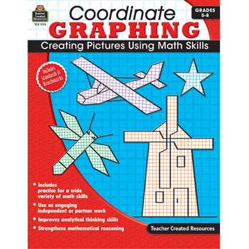 Coordinate Graphing Gr 5-8 No Cd Included By Teacher Created Resources