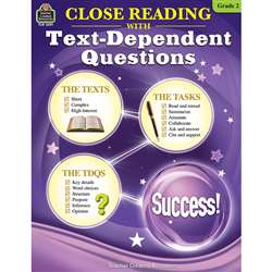 Gr 2 Close Reading with Text Questions, TCR2691
