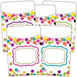 Confetti Library Pockets, TCR2736