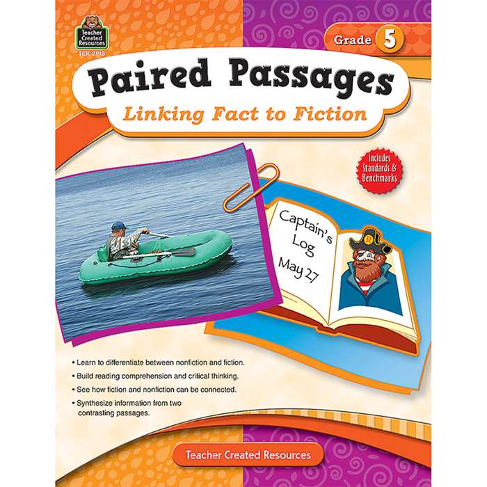 Paired Passages Linking Fact To Fiction Gr 5 By Teacher Created Resources