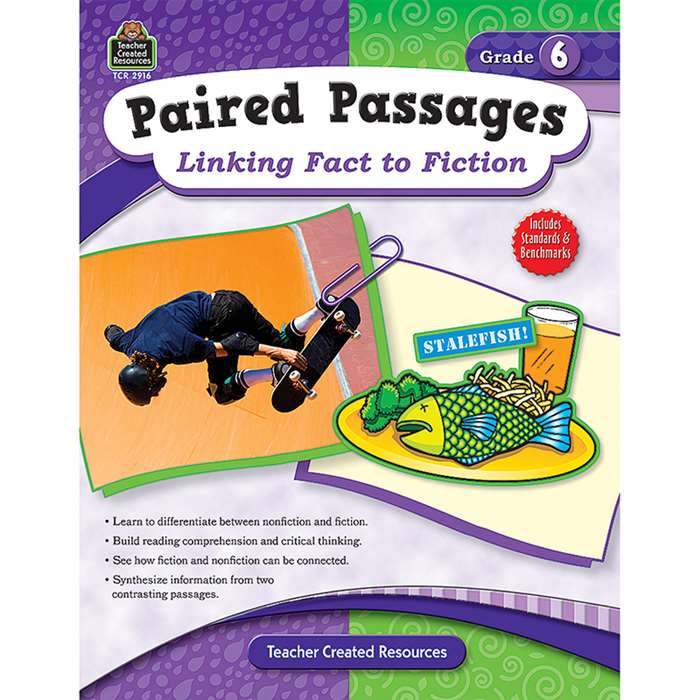 Paired Passages Linking Fact To Fiction Gr 6 By Teacher Created Resources