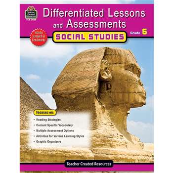 Differentiated Lessons Assessments Social Studies Gr 6 By Teacher Created Resources