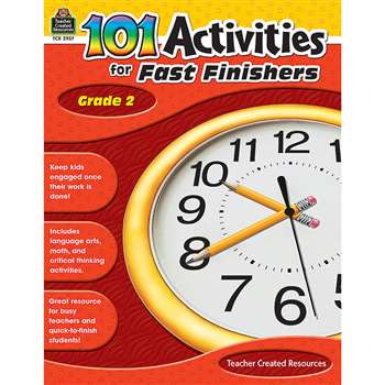 Gr 2 101 Activities For Fast Finishers By Teacher Created Resources