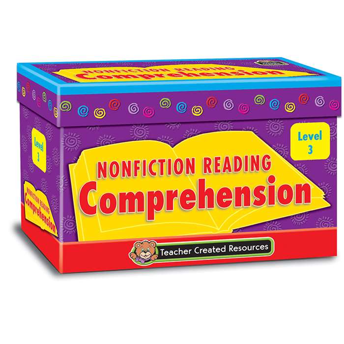 Nonfiction Comprehension Cards Lvl3 By Teacher Created Resources