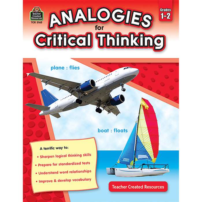 Gr 1-2 Analogies For Critical Thinking By Teacher Created Resources