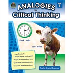 Gr 4 Analogies For Critical Thinking By Teacher Created Resources