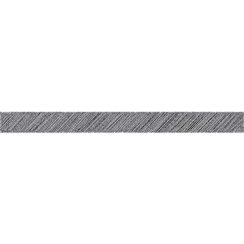 Black Scribble Straight Border Trim, TCR3417