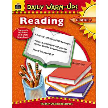 Daily Warm-Ups Reading Gr 3 By Teacher Created Resources