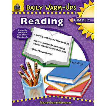 Daily Warm-Ups Reading Gr 6 By Teacher Created Resources