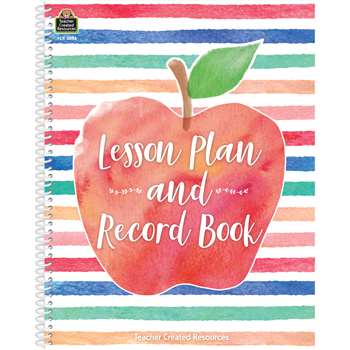 Watercolor Lesson Plan Record Book, TCR3586