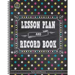 Chalkboard Brights Lesson Plan And Record Book, TCR3716