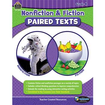 Nonfiction Fiction Paired Texts Gr4, TCR3894