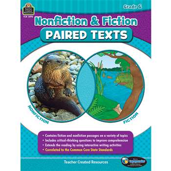 Nonfiction Fiction Paired Texts Gr6, TCR3896