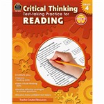 Gr 4 Critical Thinking Test Taking Practice For Re, TCR3913