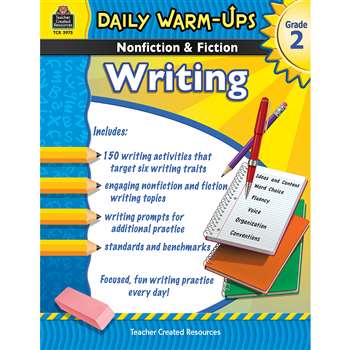 Daily Warm Ups Gr 2 Nonfiction & Fiction Writing Book By Teacher Created Resources