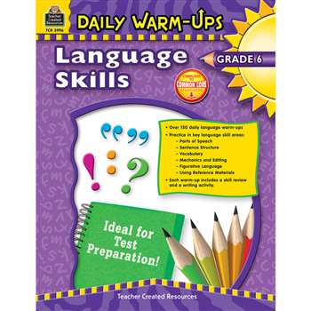 Daily Warm Ups Language Skills Gr 6 By Teacher Created Resources