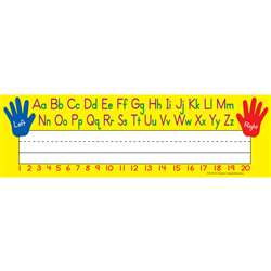 Left Right Alphabet 36Pk Flat Name Plates By Teacher Created Resources