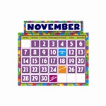 Abstract Calendar Bulletin Board Set, TCR4072