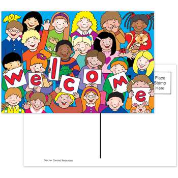 Kids Welcome Postcards 30Pk By Teacher Created Resources