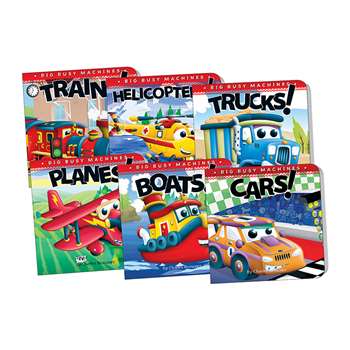 Big Machines Board Book Set Of 6, TCR418723