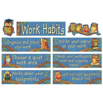 Sw Wise Work Habits Mini Bulletin Board Set By Teacher Created Resources
